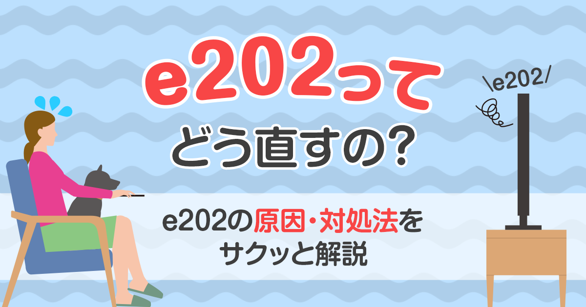 「E202:受信できません」の原因・対処法