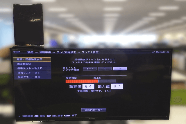 受信レベル 名古屋駅